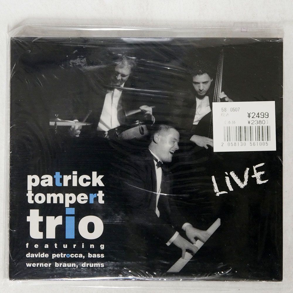 未開封 PATRICK TOMPERT TRIO/LIVE/SATIN DOLL SDP 1029-1 CD □_画像1