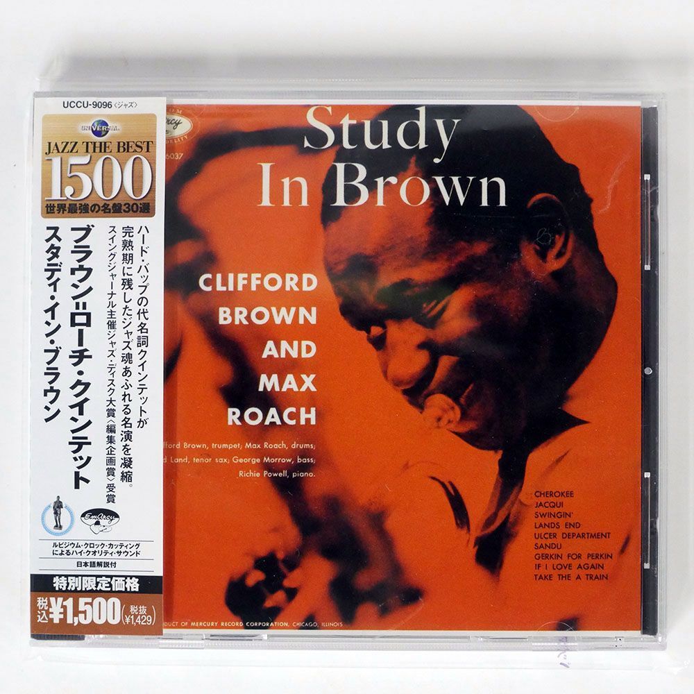 帯付き CLIFFORD BROWN AND MAX ROACH/STUDY IN BROWN/EMARCY UCCU9096 CD □_画像1