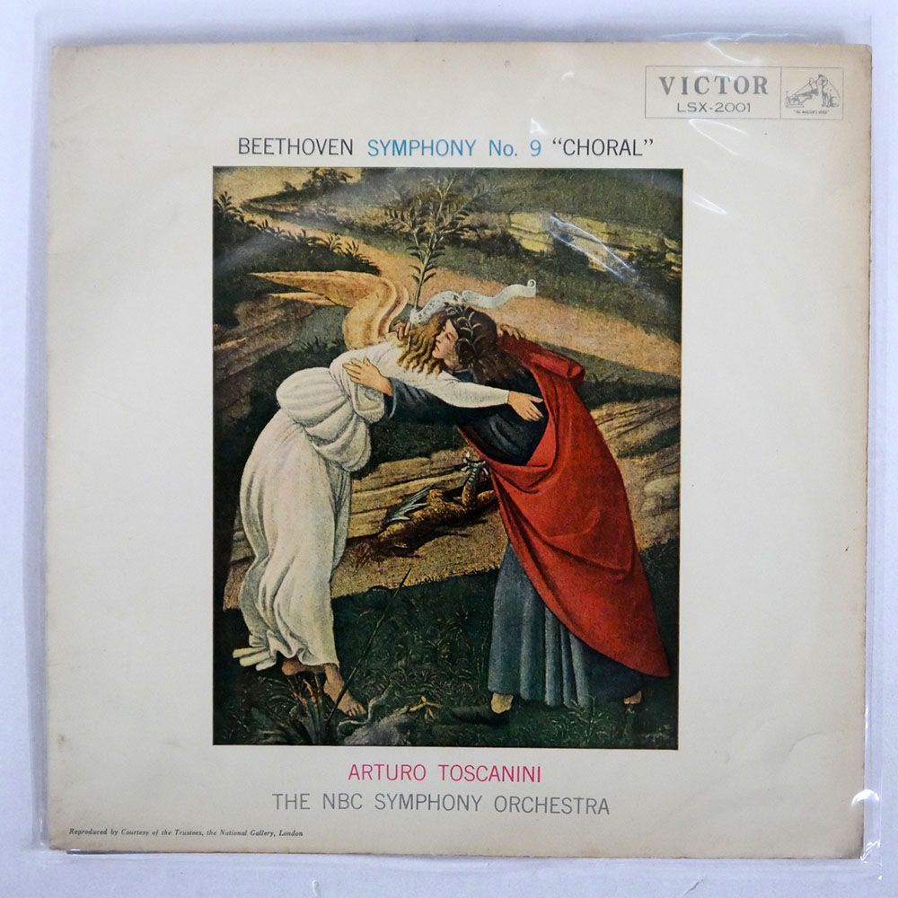 トスカニーニ/BEETHOVEN: SYMPHONY NO. 9 "CHORAL"/VICTOR LSX2001 LP_画像1