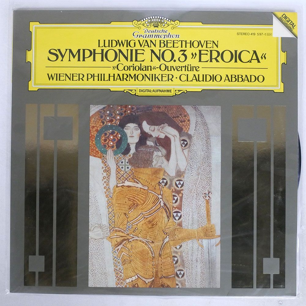 独 ABBADO/BEETHOVEN:SYMPHONIE NO. 3 "EROICA"/DG 4195971 LP_画像1