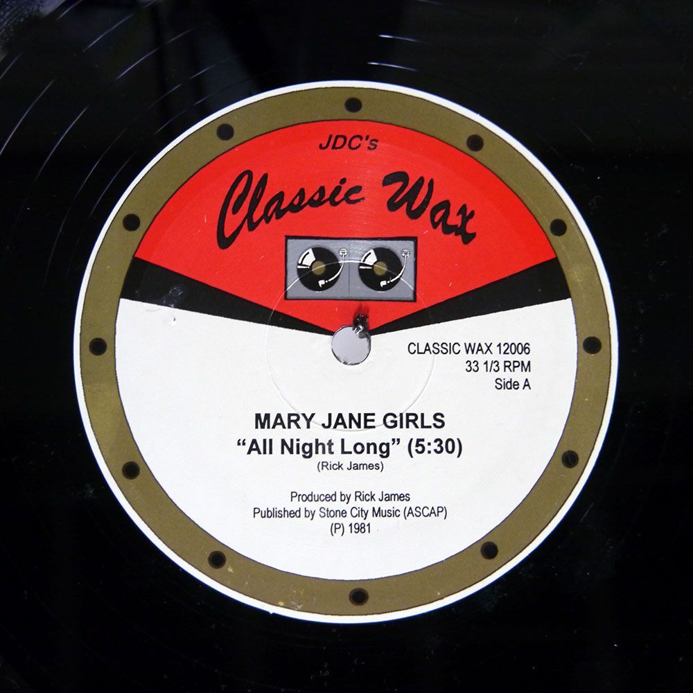 ブート MARY JANE GIRLS/ALL NIGHT LONG GIRL, I THINK THE WORLD ABOUT YOU/CLASSIC WAX CLASSICWAX12006 12_画像1