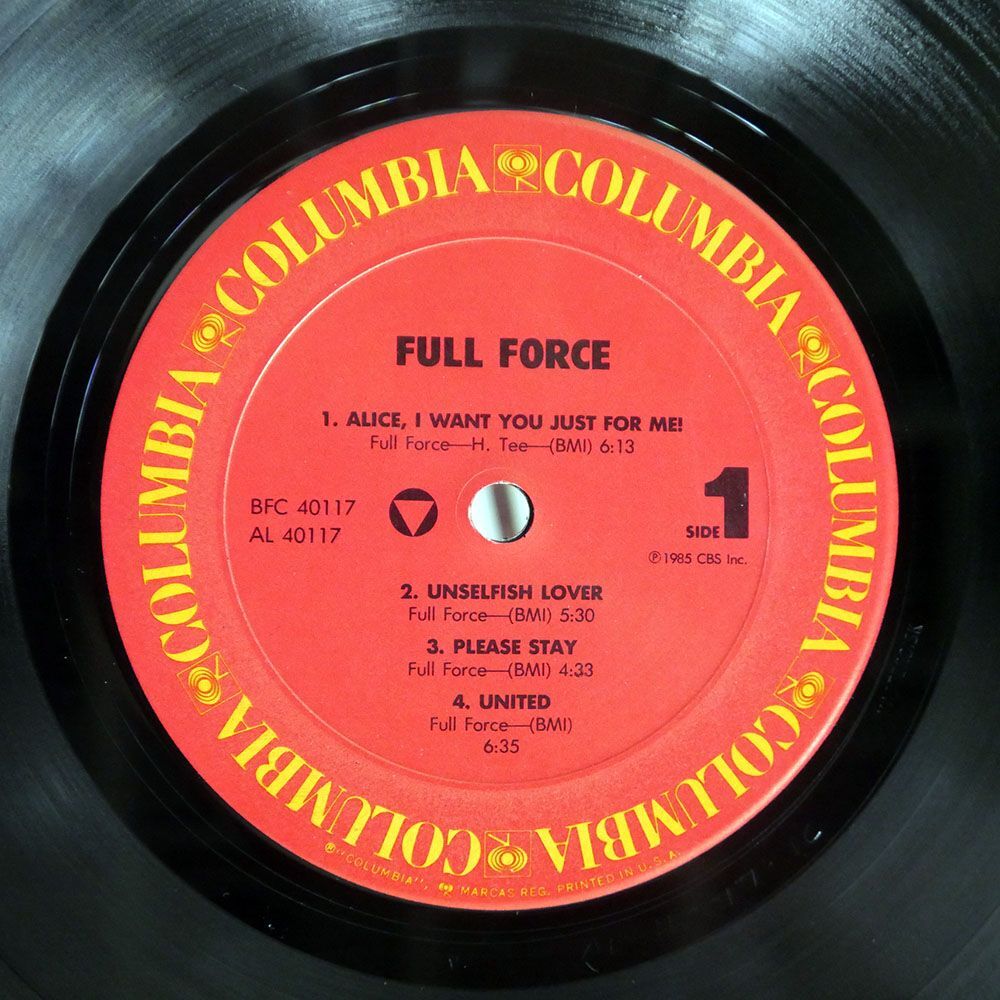 米 FULL FORCE/SAME/COLUMBIA BFC40117 LP_画像2