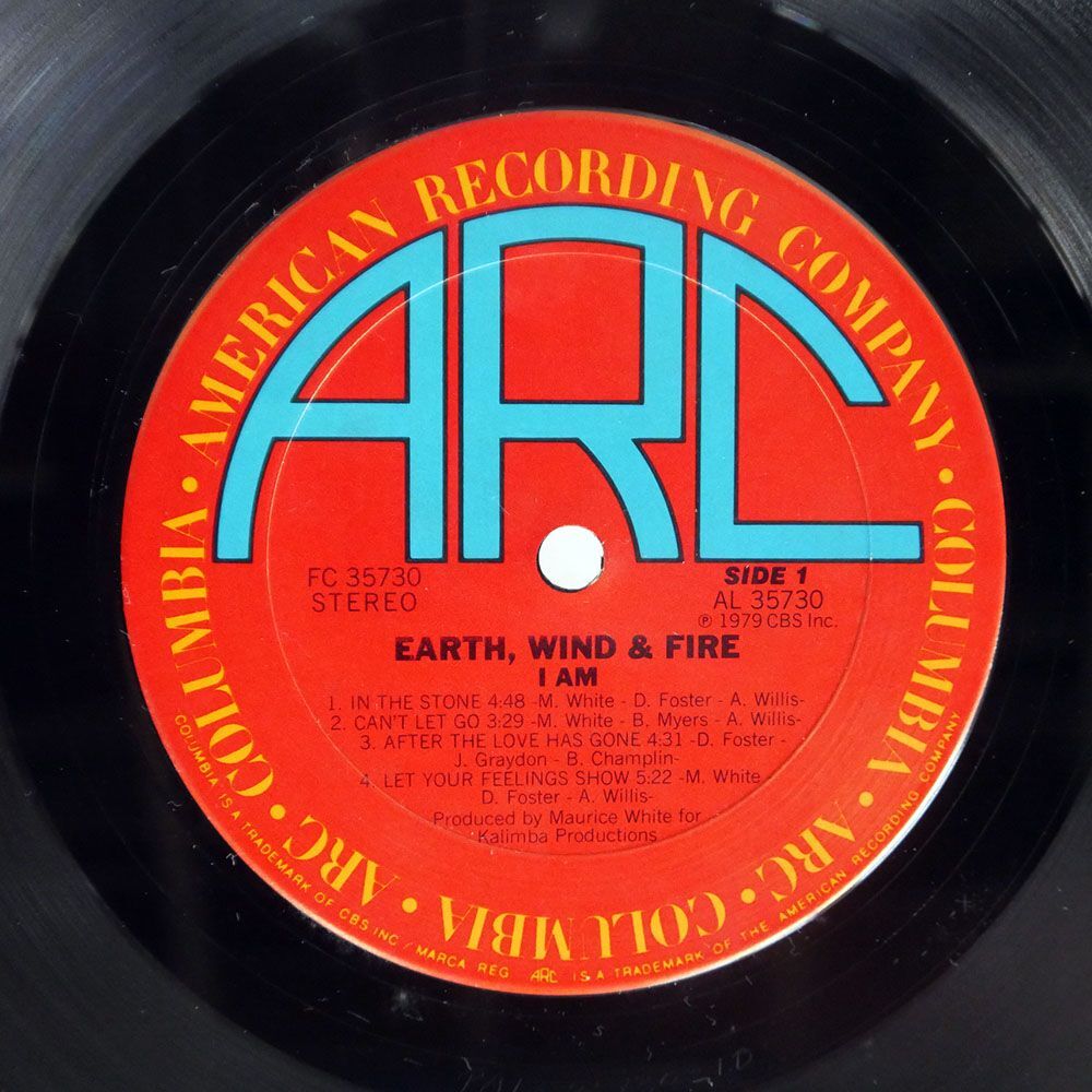 米 EARTH WIND & FIRE/I AM/A・R・C FC35730 LP_画像2