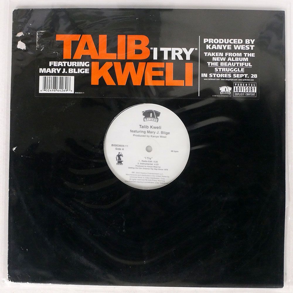 米 TALIB KWELI/I TRY/RAWKUS B000360411 12_画像1