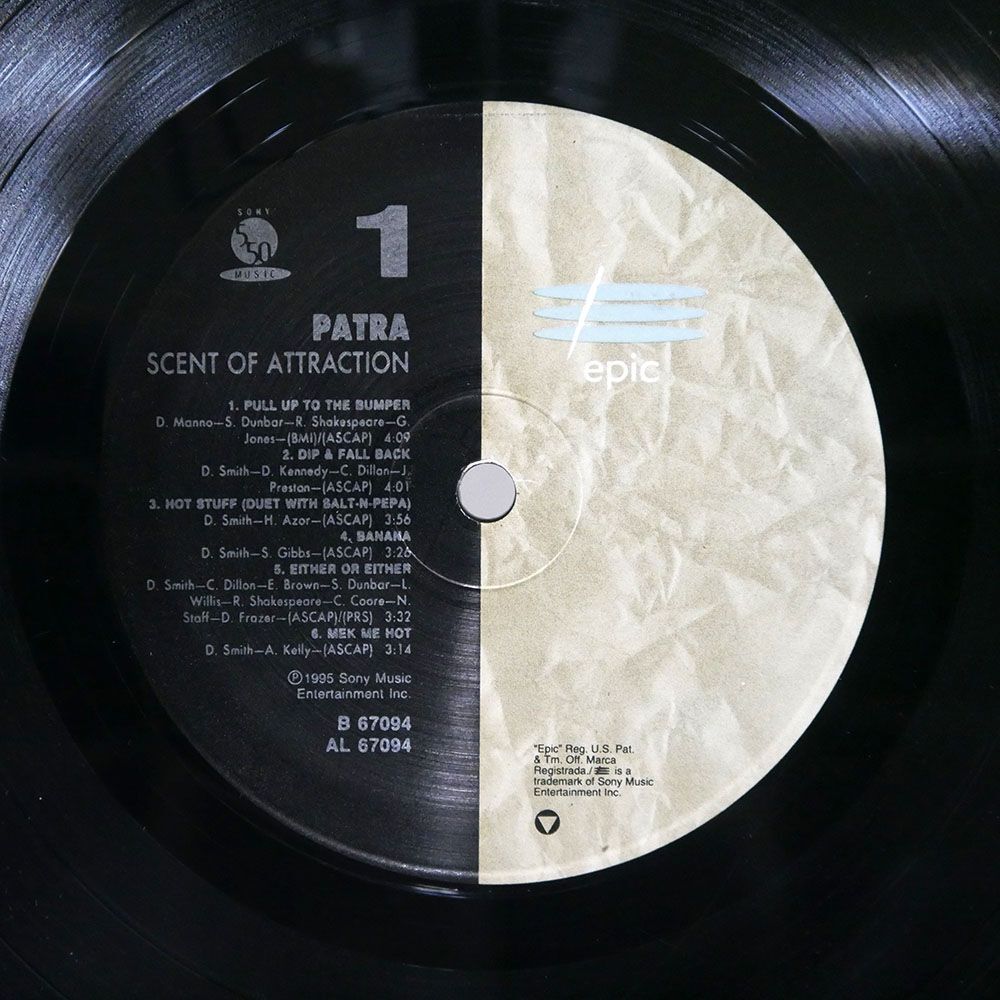 米 PATRA/SCENT OF ATTRACTION/550 MUSIC B67094 LP_画像2