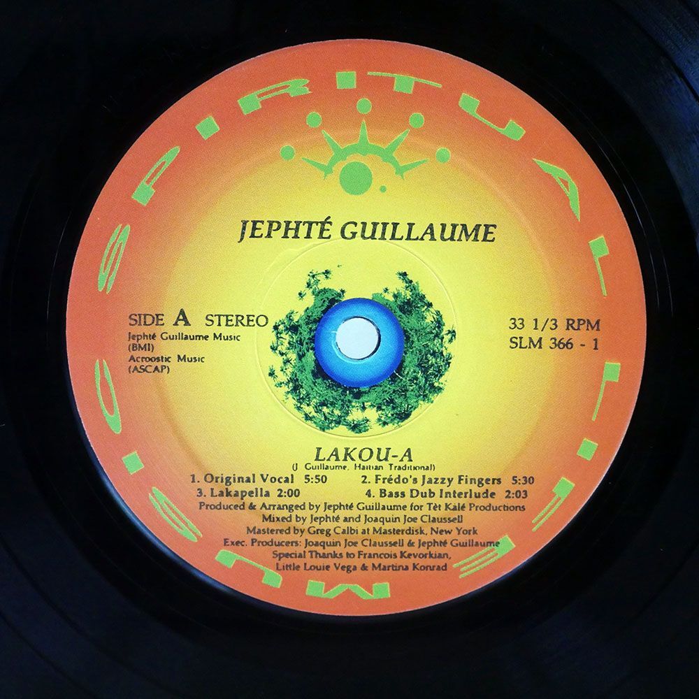 米 JEPHT GUILLAUME/LAKOU-A/SPIRITUAL LIFE MUSIC SLM366 12_画像1