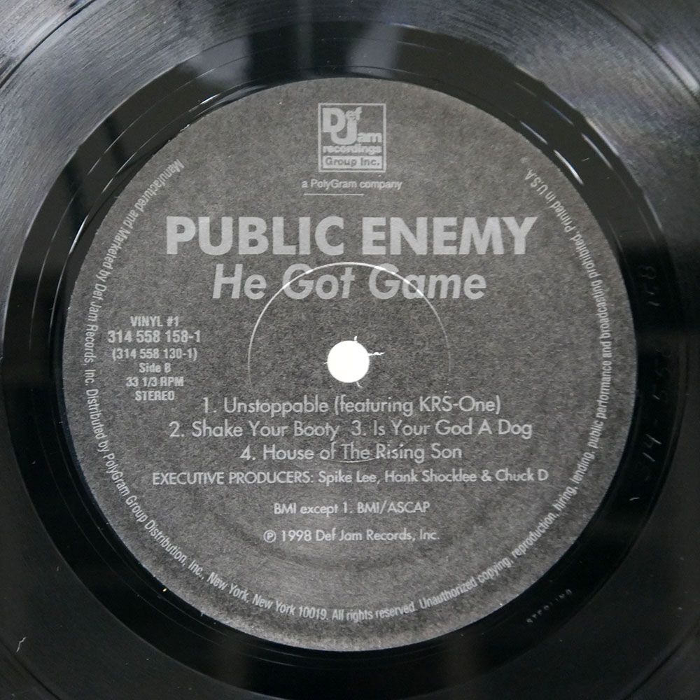 米 PUBLIC ENEMY/HE GOT GAME/DEF JAM 3145581301 LP_画像2