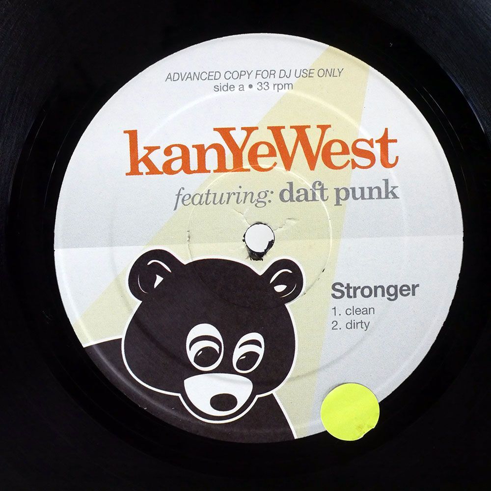KANYEWEST FEATURING DAFT PUNK/STRONGER/NOT ON LABEL HJST1200 12_画像1