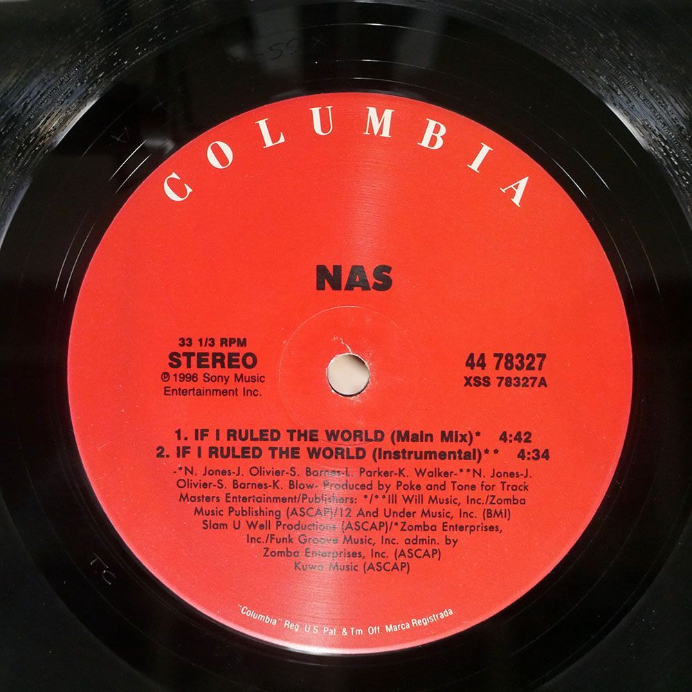 米 NAS/IF I RULED THE WORLD/COLUMBIA 4478327 12_画像2