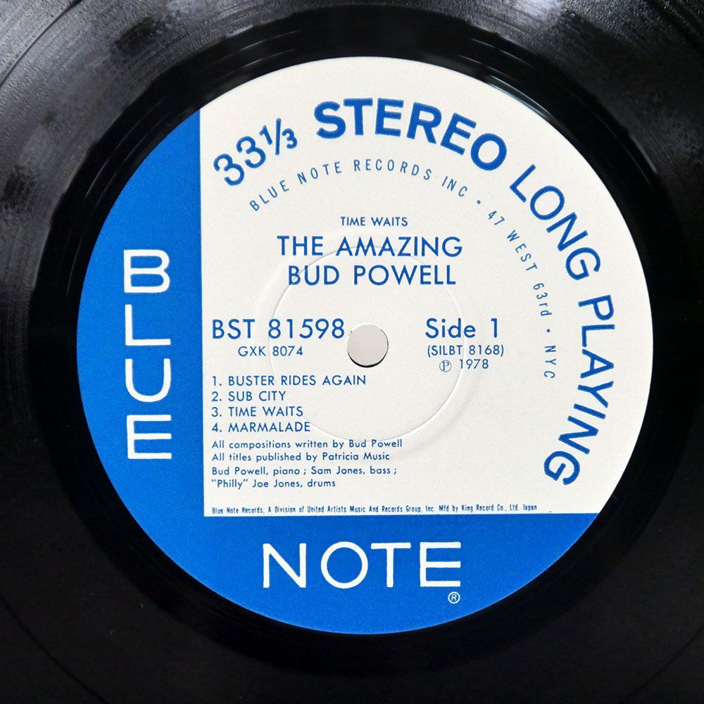 バド・パウエル/ジ・アメイジング・VOL.4/BLUE NOTE GXK8074 LP_画像2