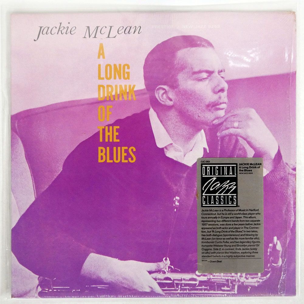 米 JACKIE MCLEAN/A LONG DRINK OF THE BLUES/ORIGINAL JAZZ CLASSICS OJC253 LP_画像1