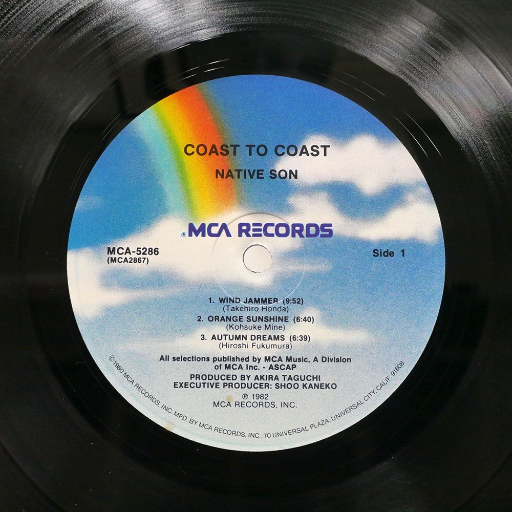 米 NATIVE SON/COAST TO COAST (LIVE IN USA)/MCA MCA5286 LP_画像2