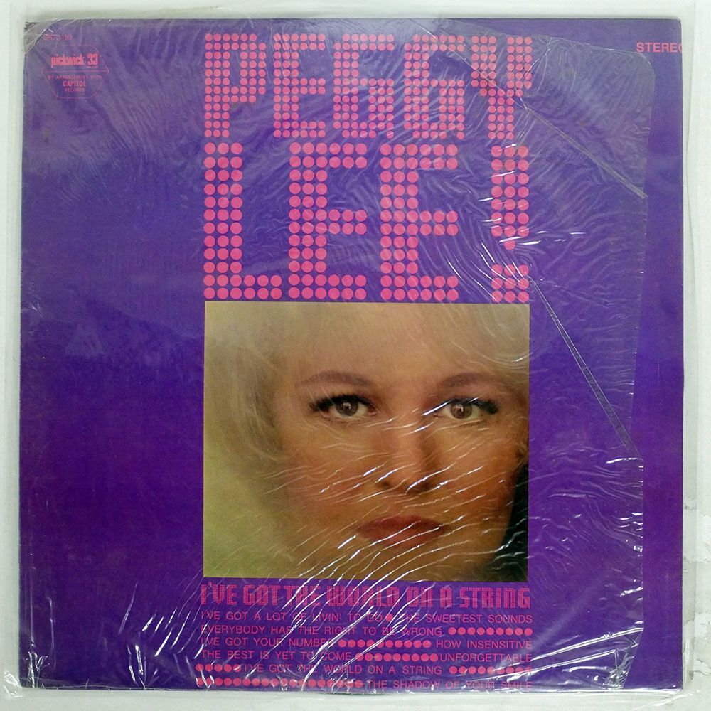 米 PEGGY LEE/I’VE GOT THE WORLD ON A STRING/PICKWICK SPC3192 LP_画像1