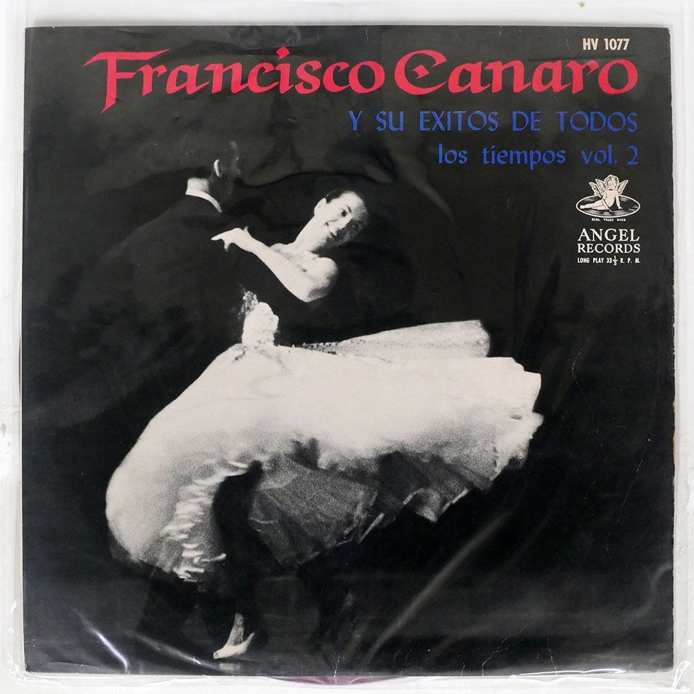 赤盤 FRANCISCO CANARO/Y SU EXITOS DE TODOS LOS TIEMPOS VOL.2/ANGEL HV1077 LP_画像1