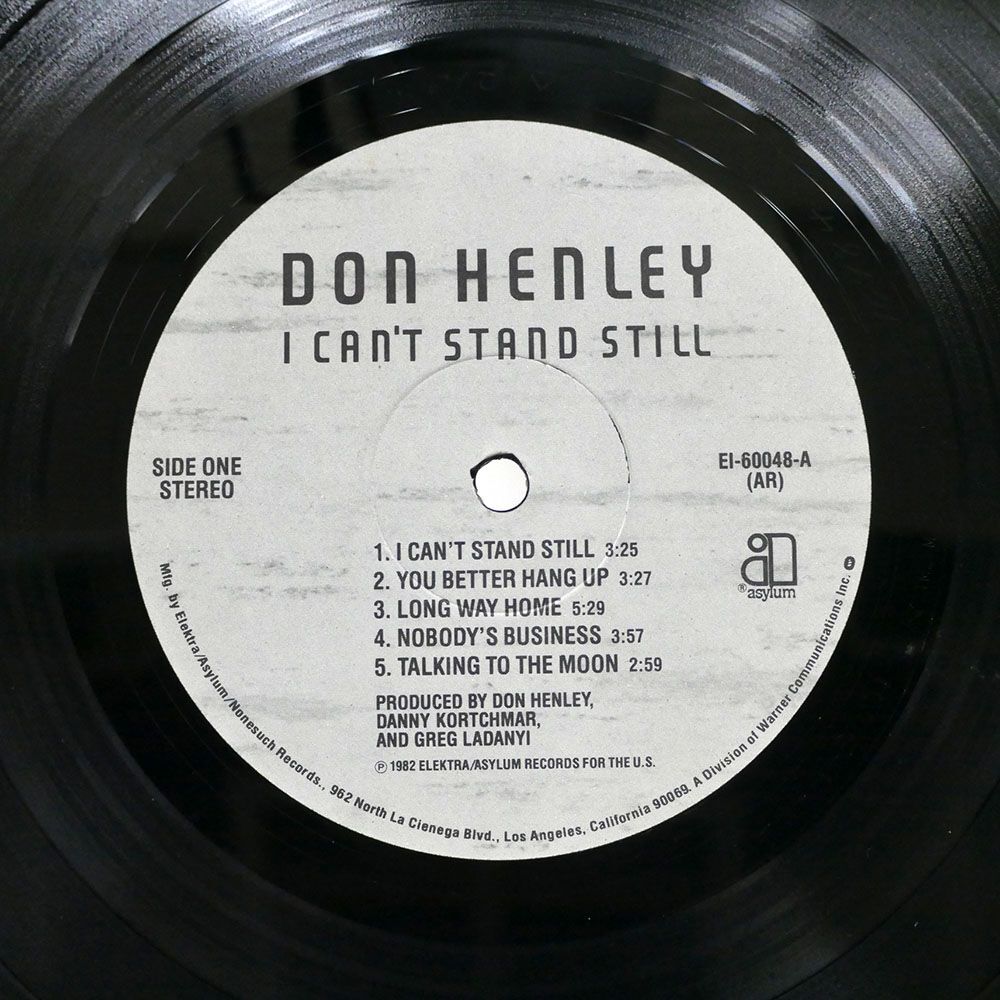 rice DON HENLEY/I CAN*T STAND STILL/ASYLUM EI60048 LP