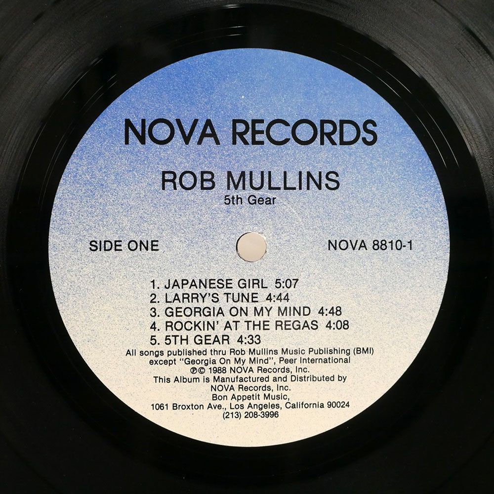 米 ROB MULLINS/5TH GEAR/NOVA 88101 LP_画像2