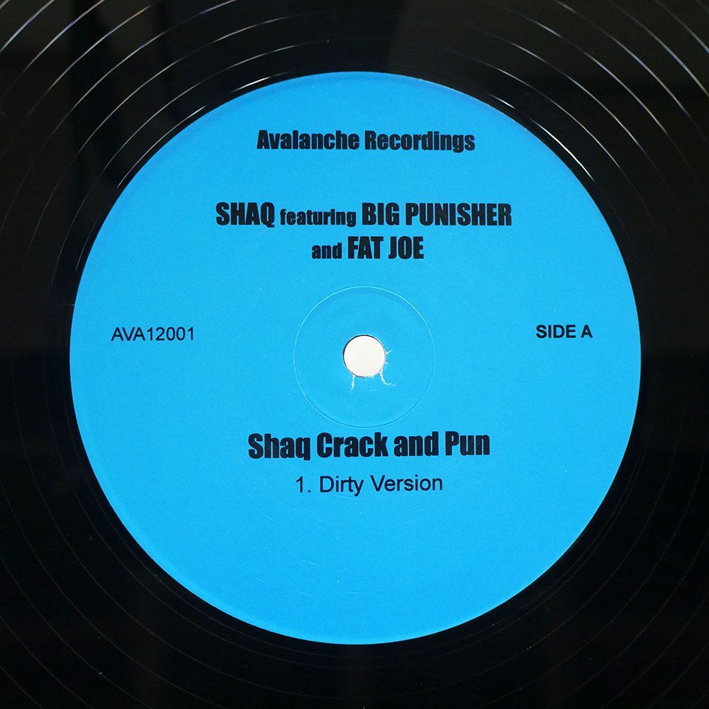米 SHAQUILLE O’NEAL/SHAQ CRACK AND PUN/AVALANCHE RECORDINGS AVA12001 12_画像1