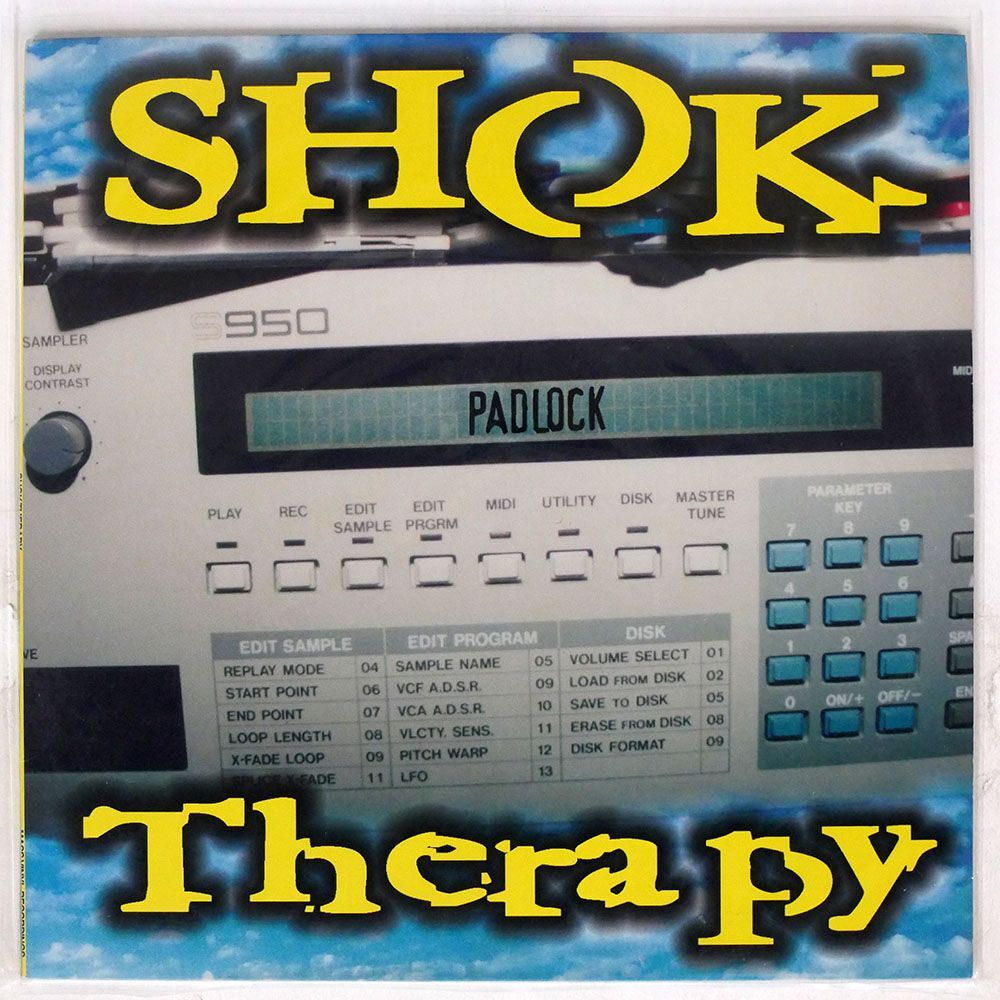 米 SHOK THERAPY/PADLOCK S.O.S./MASS VINYL RECORDINGS MV102 12_画像1