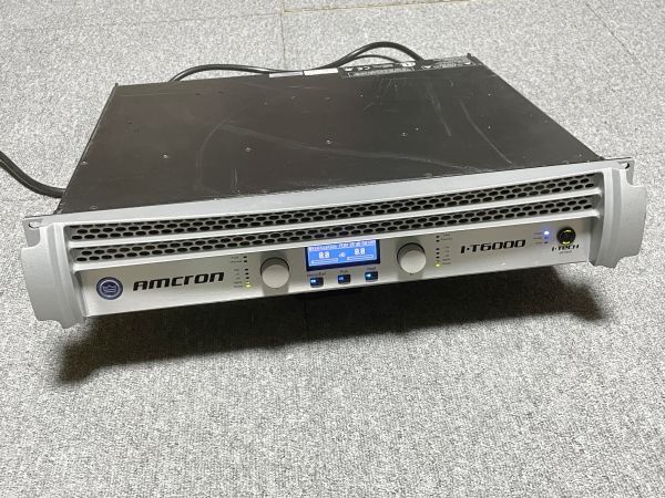AMCRON I-TECH6000 動作品 パワーアンプ 電源ケーブル付_画像1
