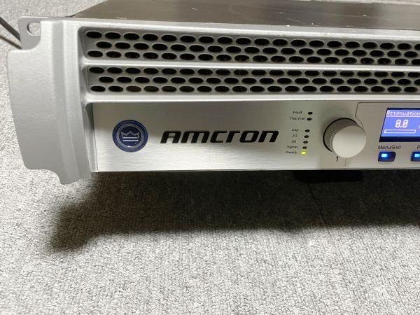 AMCRON I-TECH6000 動作品 パワーアンプ 電源ケーブル付_画像2