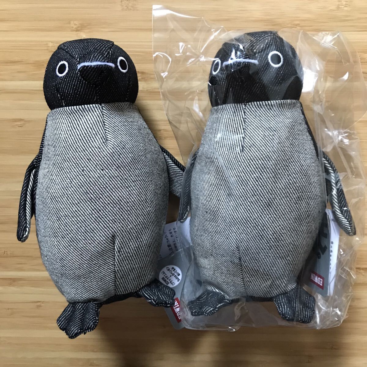(2個セット)☆新品　Suicaペンギン　EDWINコラボ　ぬいぐるみ　ブラック_画像1