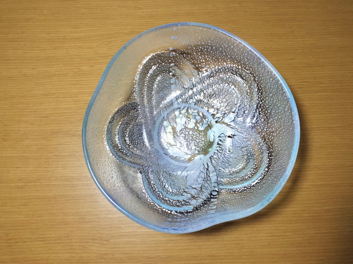 茶道具 ガラス製中鉢 佐々木硝子製