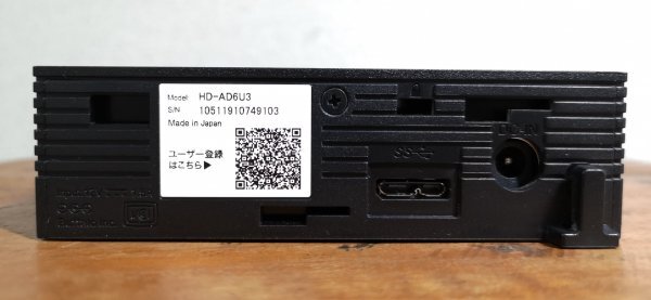 ② BUFFALO バッファロー 6TB HDD 外付けハードディスク HD-AD6U3_画像6