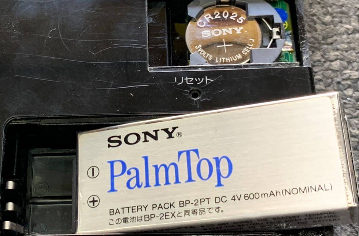 SONY PalmTop PTC-300 ソニーパームトップコンピュータ ジャンク品の画像10