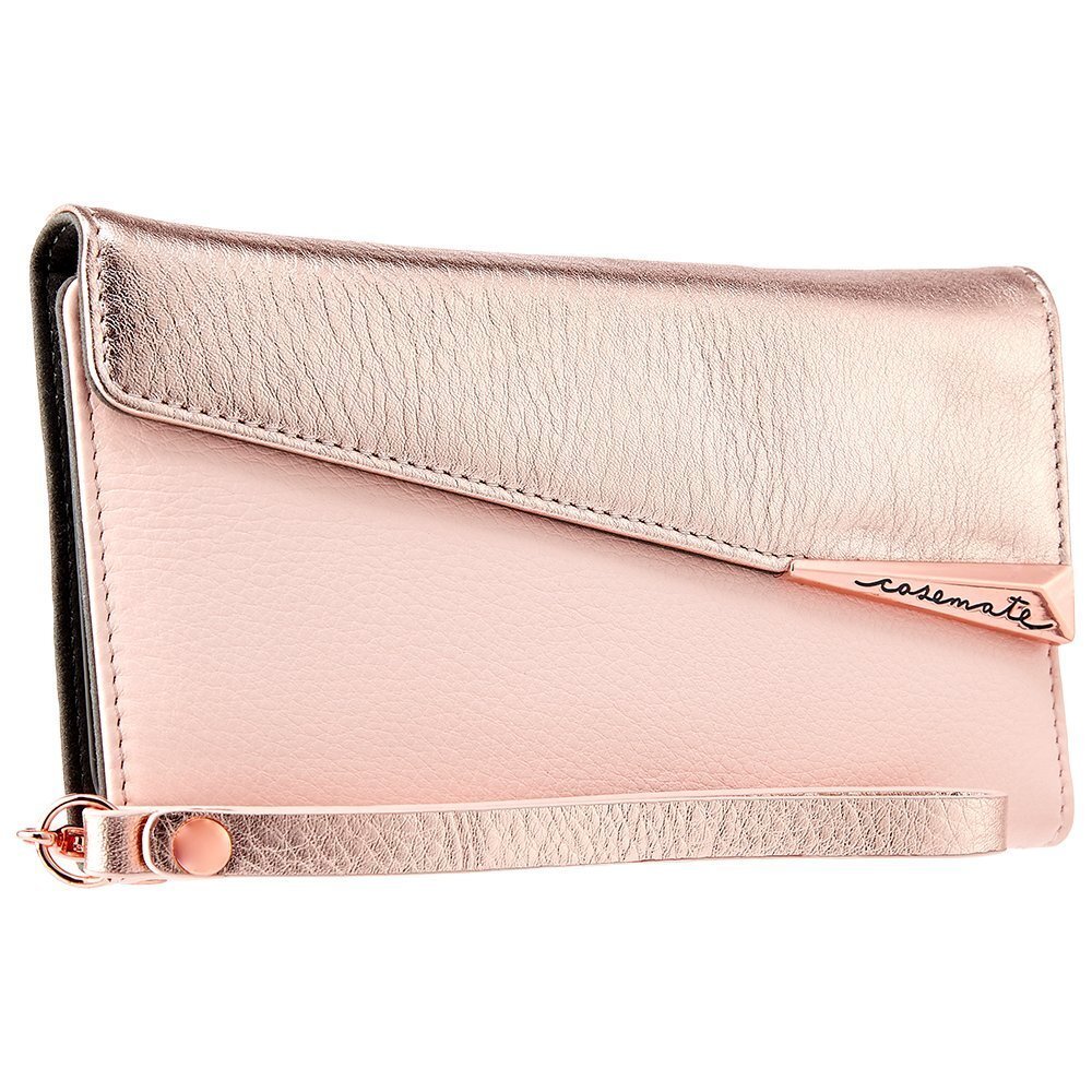 即決・送料込)【カードが収納可能なケース】Case-Mate iPhoneXs/X Wristlets Folio - Rose Gold_画像5