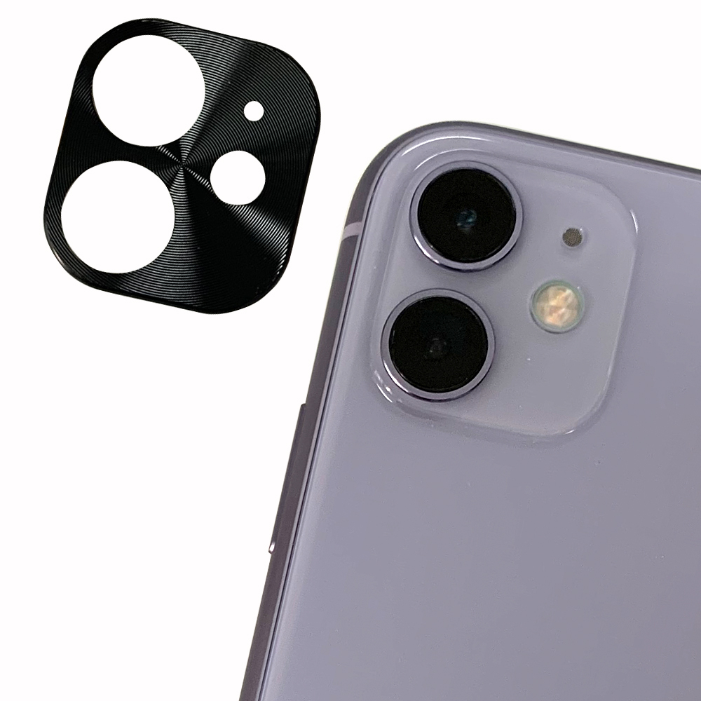 即決・送料込)【iPhone 11 のカメラレンズを守ります！】GauGau iPhone 11 用 Camera lens Cap Black_画像2