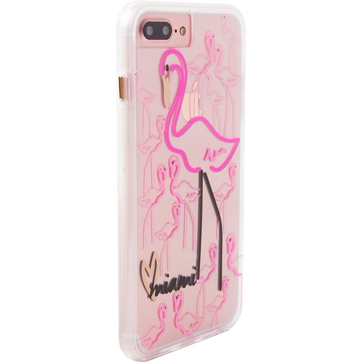 即決・送料込)【耐衝撃ケース】Case-Mate iPhone 8 Plus/7 Plus/6s Plus/6 Plus Hybrid Naked Tough City Print Miami Flamingo_画像5