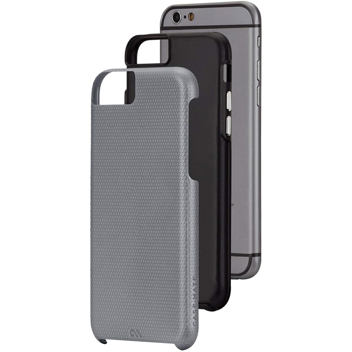 即決・送料込)【耐衝撃ケース】Case-Mate iPhone 6s Plus/6 Plus Hybrid Tough Case Space Gray/Black_画像3