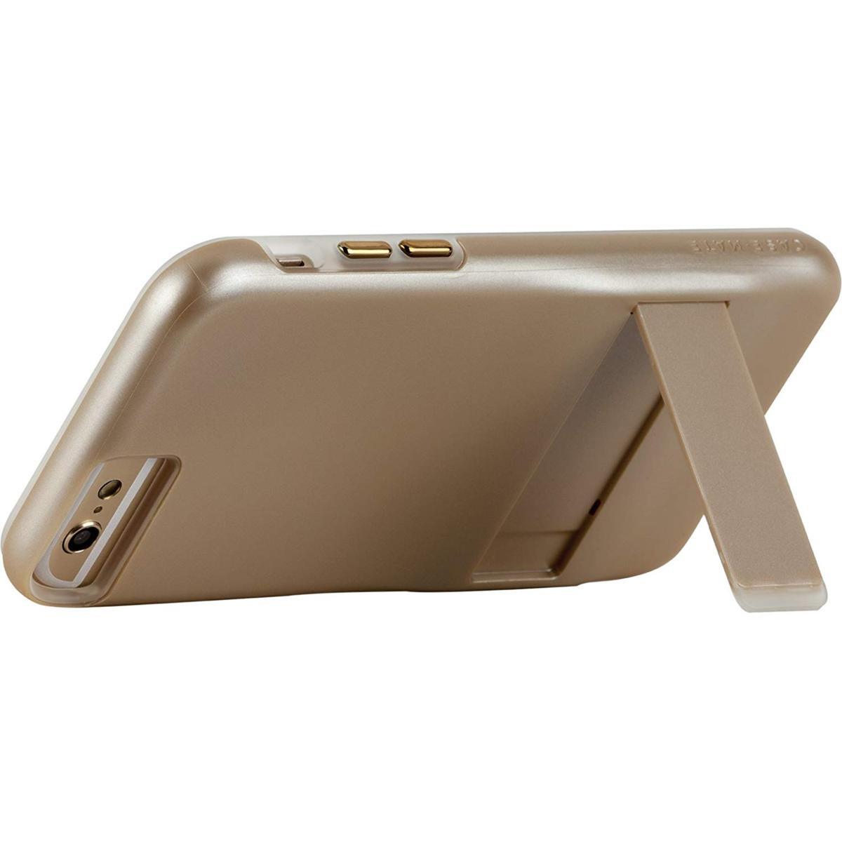 即決・送料込)【スタンド機能付き耐衝撃ケース】Case-Mate iPhone6s Plus/6 Plus Hybrid Tough Stand Case Gold/Clear_画像2