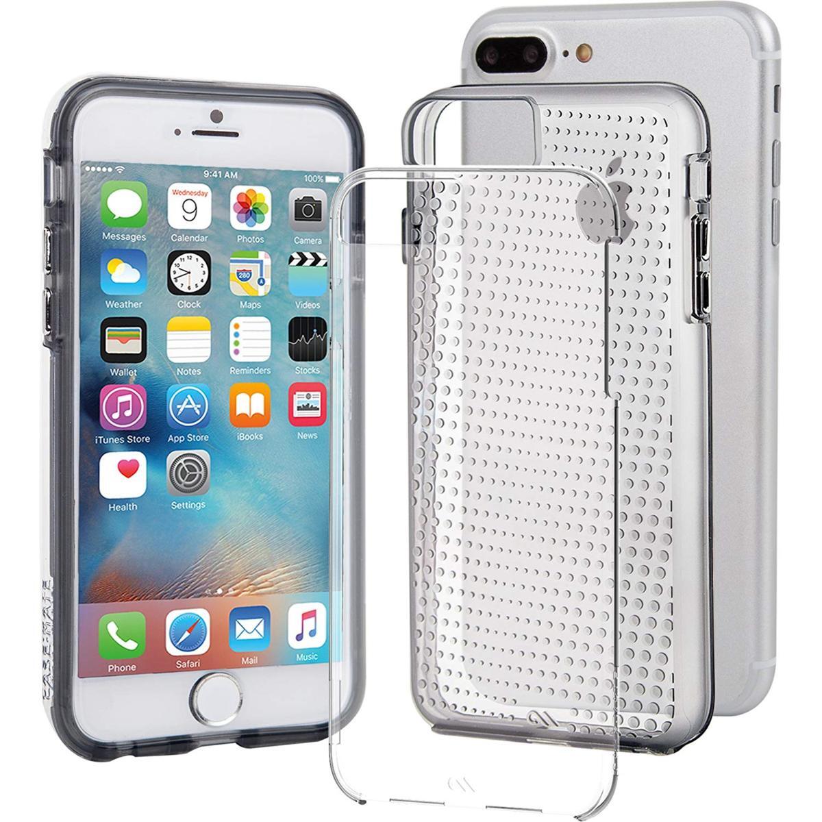 即決送料込)【耐衝撃ケース】Case-Mate iPhone 8 Plus/7 Plus/6s Plus/6 Plus Tough Translucent Clear/Smoke_画像2