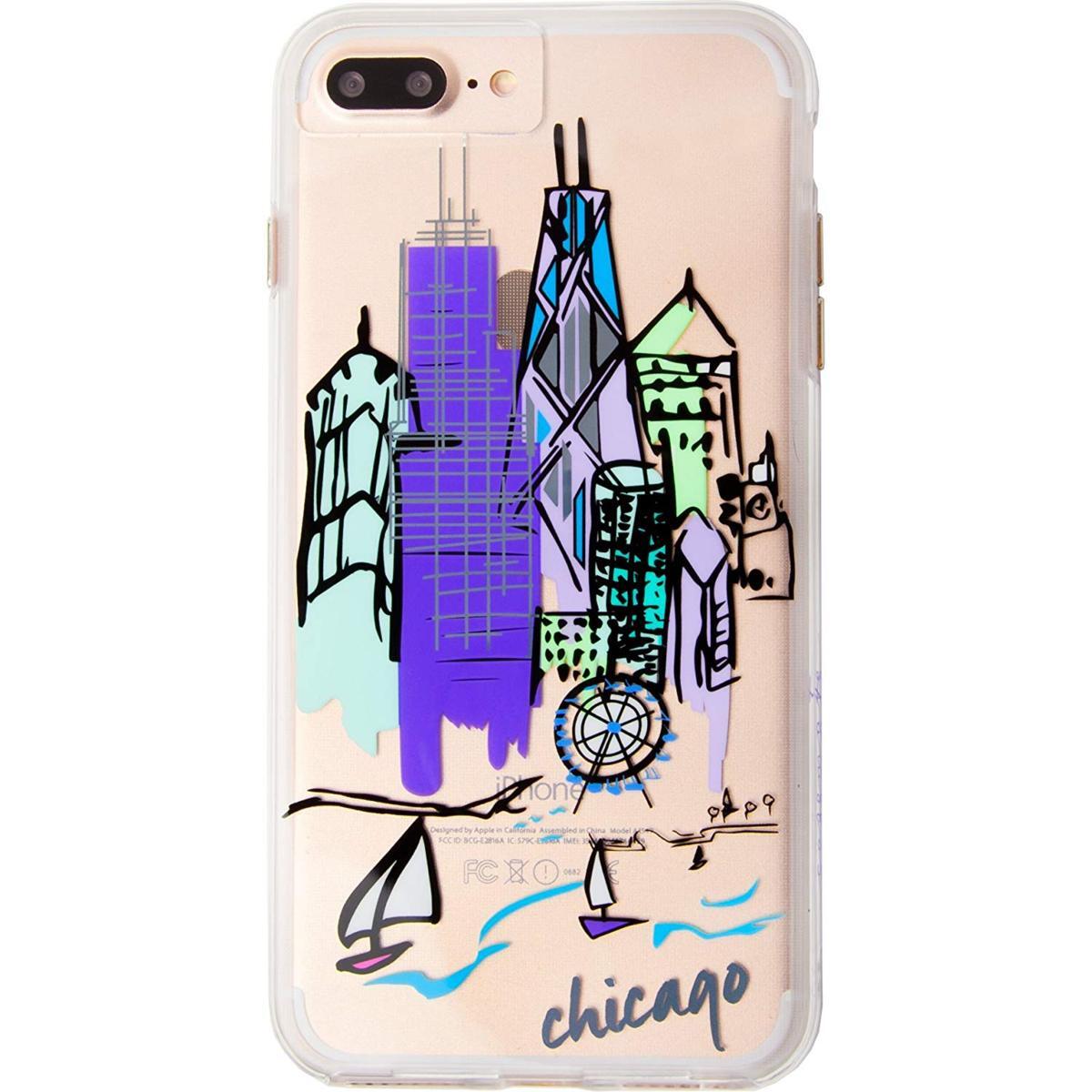即決・送料込)【耐衝撃ケース】Case-Mate iPhone 8 Plus/7 Plus/6s Plus/6 Plus Hybrid Naked Tough City Print Chicago_画像1