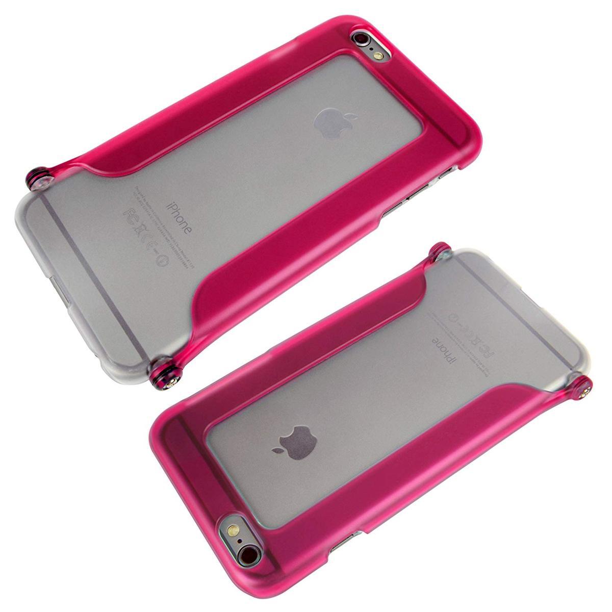 即決・送料込)【自撮りに便利】ahha iPhone 6s Plus/6 Plus 用 Snapshot Case SELFIE Clear/Fuchsia_画像5