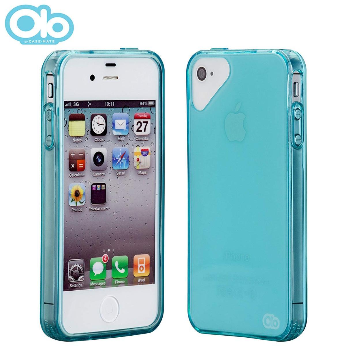 即決・送料無料)【シンプルなソフトケース】Olo iPhone 4S/4 Glacier Case Crystal Blue_画像1