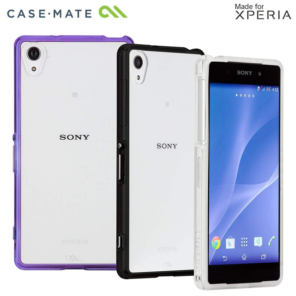 即決・送料無料)【衝撃に強いケース】Case-Mate Sony Xperia Z2 docomo SO-03F Hybrid Tough Naked Case Clear/Black_画像8