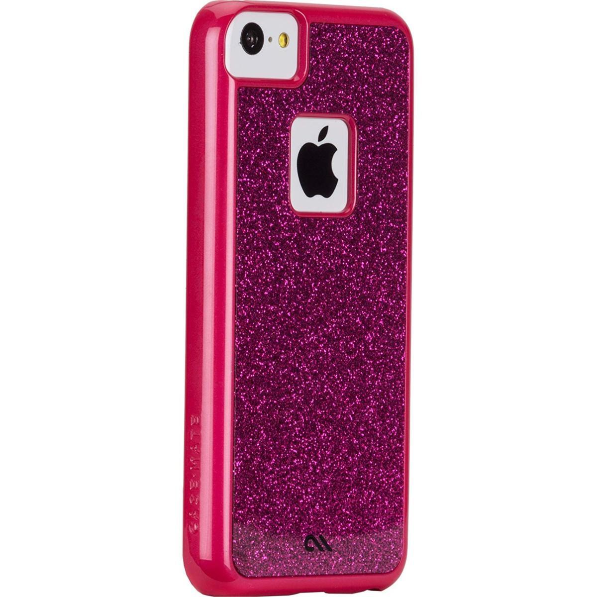 即決・送料無料)【きらきらと輝くハードケース】Case-Mate iPhone 5c Barely There Case Glimmer Pink_画像3