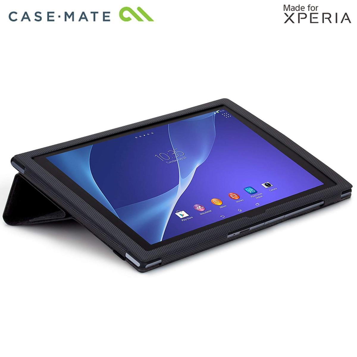 即決・送料込)【ブックタイプケース】Case-Mate SONY Xperia Z2 Tablet au SOT21/docomo SO-05F Slim Folio Case Black スタンド機能つき_画像3