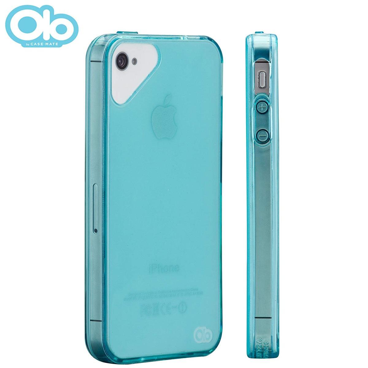 即決・送料無料)【シンプルなソフトケース】Olo iPhone 4S/4 Glacier Case Crystal Blue_画像3