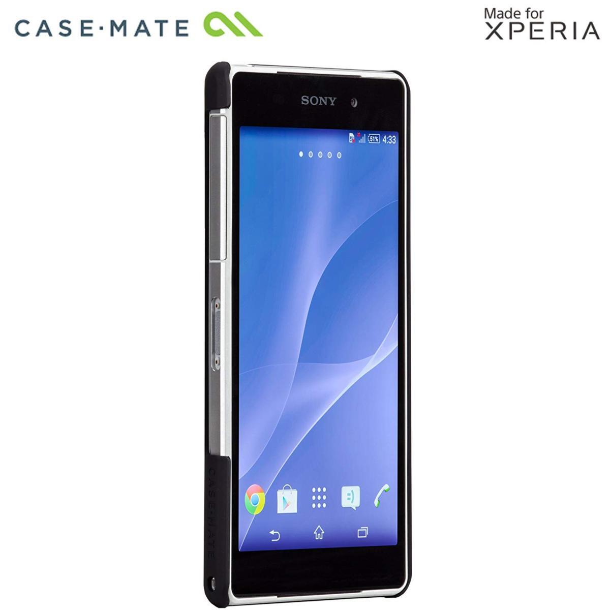即決・送料無料)【薄型ハードケース】Case-Mate Sony Xperia Z2 docomo SO-03F Barely There Case Matte Black_画像2