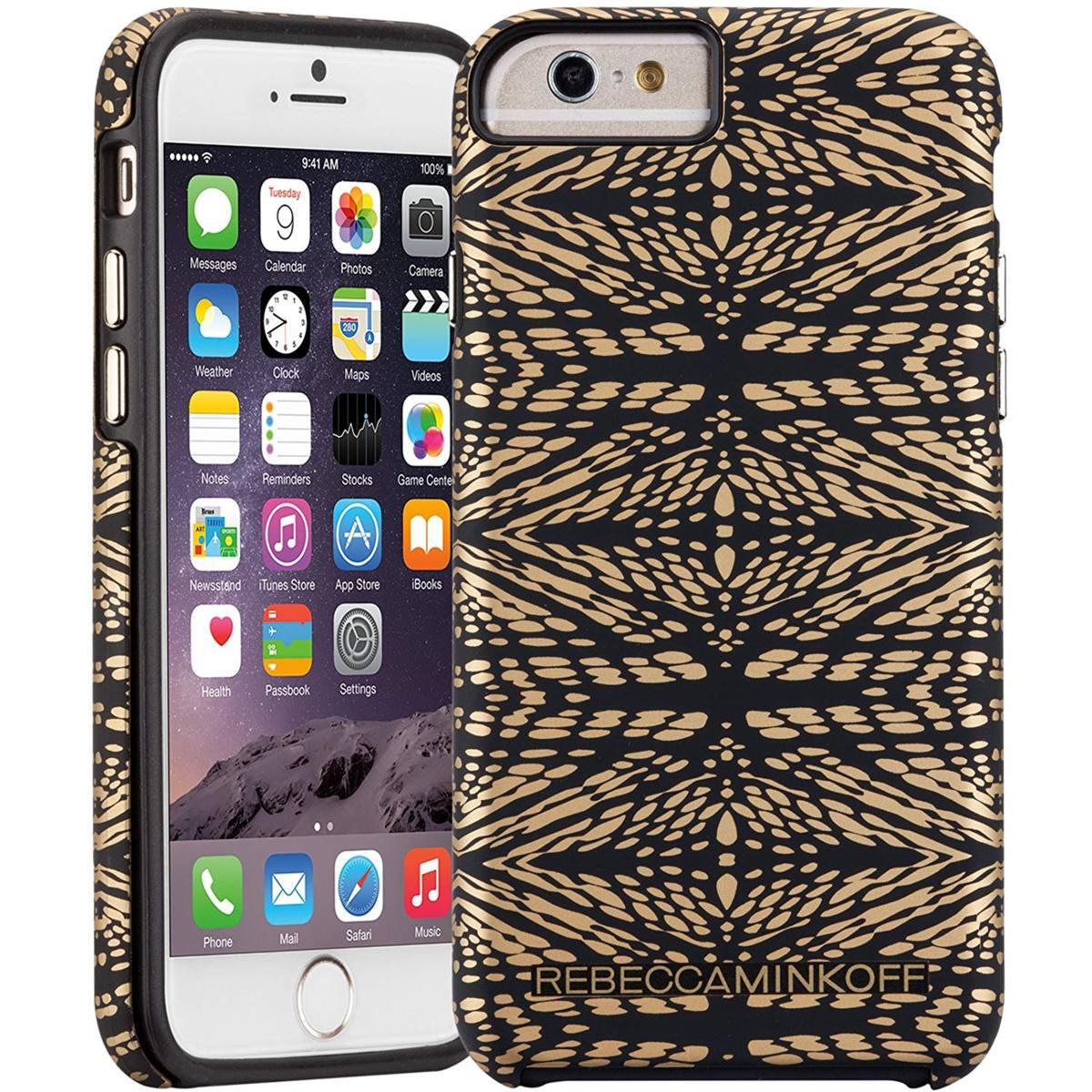 即決・送料込)【REBECCA MINKOFF×Case-Mate】iPhone 6s/6 Hybrid Tough Print REBECCA MINKOFF Mirror Images_画像1