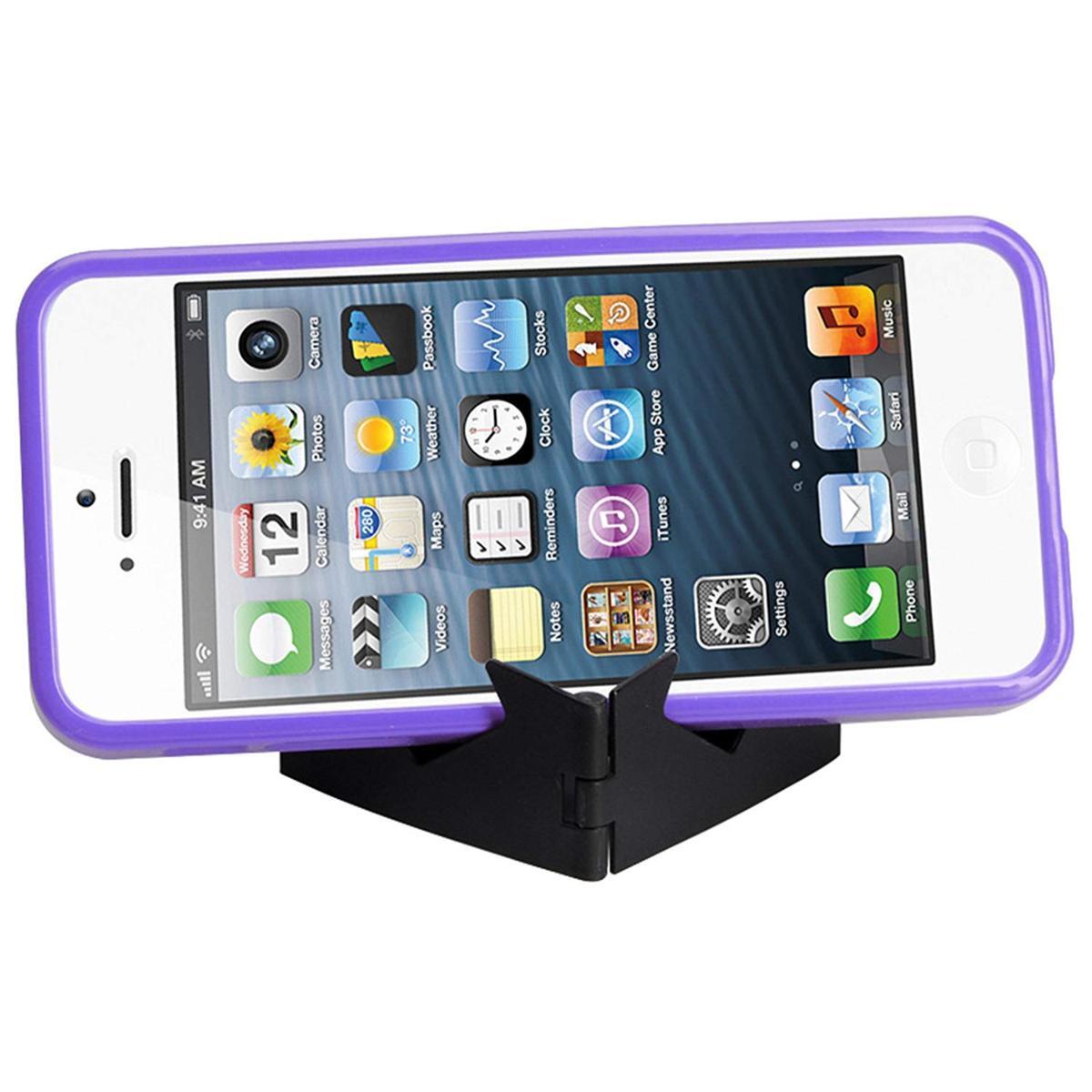 即決・送料込)【ソフトケース】CAPDASE iPhone SE(第一世代,2016)/5s/5 用 Soft Jacket 2 XPOSE Solid Purple_画像4