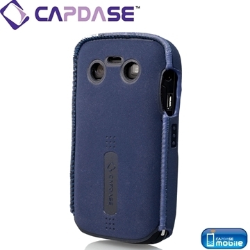 即決・送料込)【伸縮性素材のソフトケース】CAPDASE BlackBerry Bold 9780/9700 Flessi Jacket「Zuede」 Blue_画像1