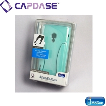 即決・送料込)【2種の素材を使ったハードケース】CAPDASE docomo Xperia X10 SO-01B Polimor Bold Case, IceBlue_画像4