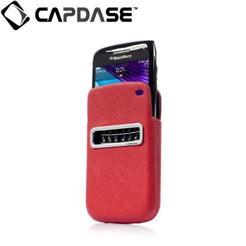 即決・送料込)【ポケットタイプケース】CAPDASE BlackBerry Bold 9790 ID Pocket Luxe Red/Black_画像2