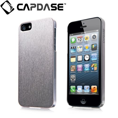 即決・送料込)【サテン地風の表面加工ケース】CAPDASE iPhone SE(第一世代,2016)/5s/5 Karapace Protective Case Silva Satin Gold_画像1