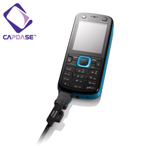 即決・送料込)【充電・データ通信用ケーブル】CAPDASE Sync & Charge Cable USB-microUSB for Nokia_画像2