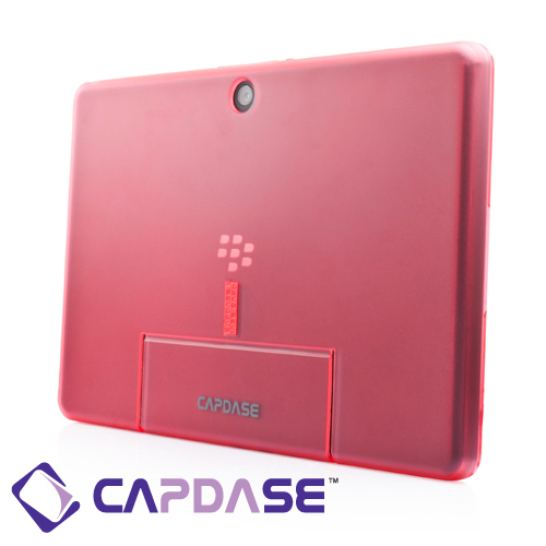 即決・送料込)【ソフトケース】CAPDASE BlackBerry PlayBook/PlayBook 4G LTE Soft Jacket 2 XPOSE Clear Red_画像1